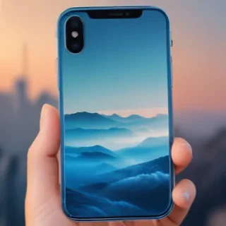 light blue iphone wallpaper