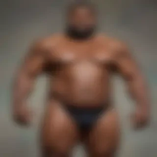 black fat man