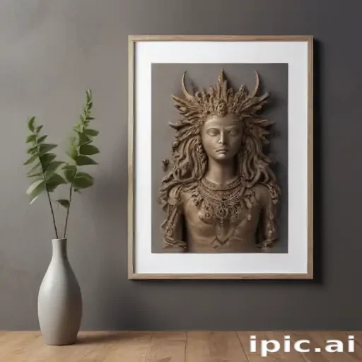 mockup wall art