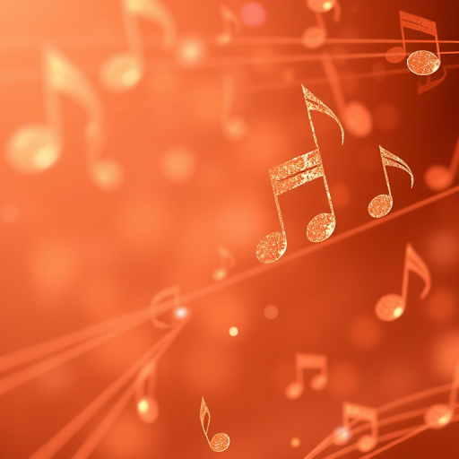 transparent music notes