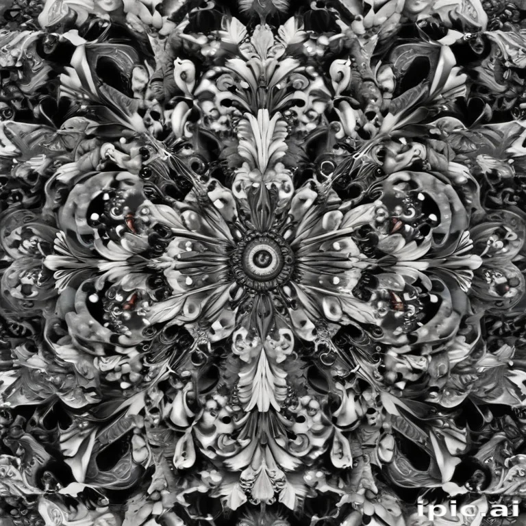 black and white pattern