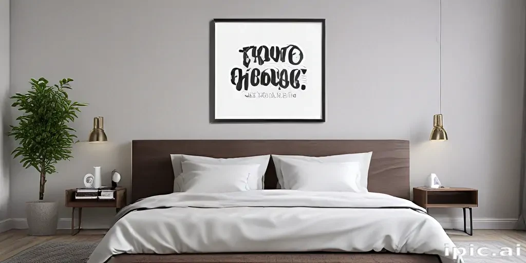 mockup wall art
