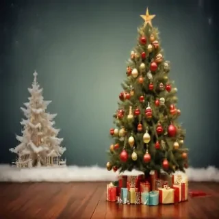 vintage christmas background