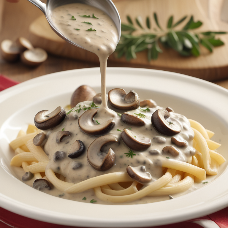 creamy mushroom sauce olive garden