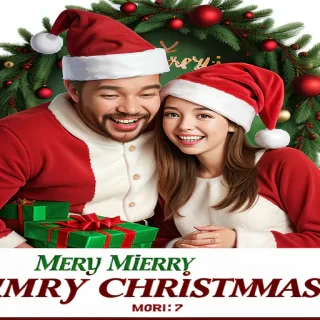 merry christmas text png