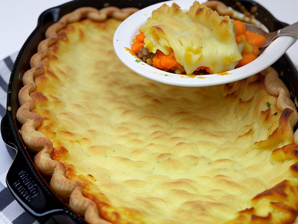 side dish with cottage pie
