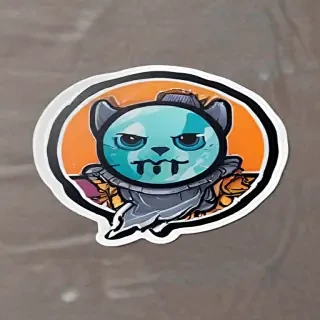 sticker mockup