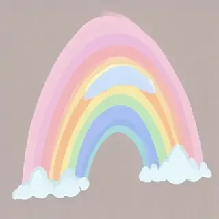 pastel rainbow png