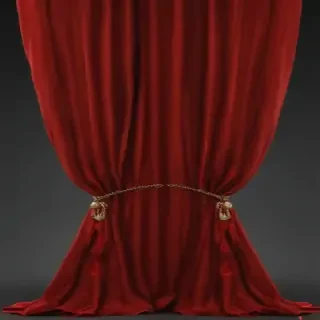 red curtain png