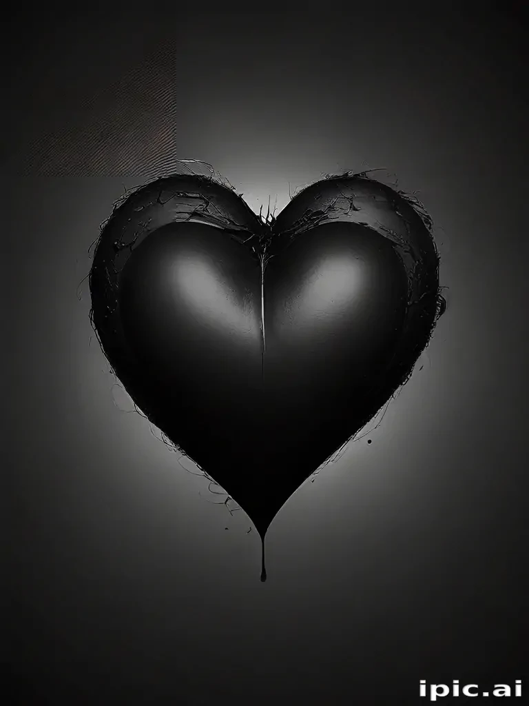 black heart image