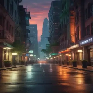 city street background