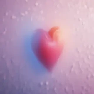 blurred heart