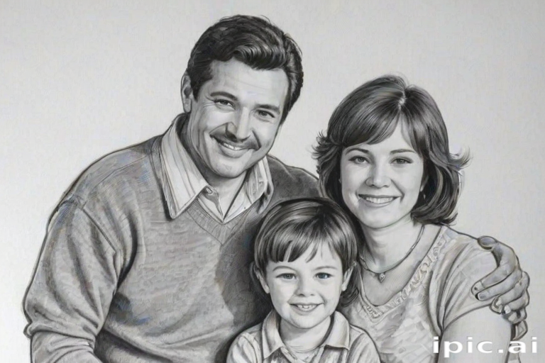 drawings of family