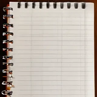 notebook page background