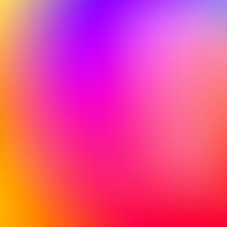 Create a vibrant gradient background transitioning smoothly from yellow to orange to red to violet, captured with a DSLR camera at f/8 aperture, ISO 100, using a macro lens for high detail, ensuring even lighting and sharp focus throughout the color transitions.