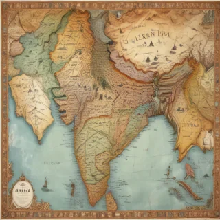 map of india