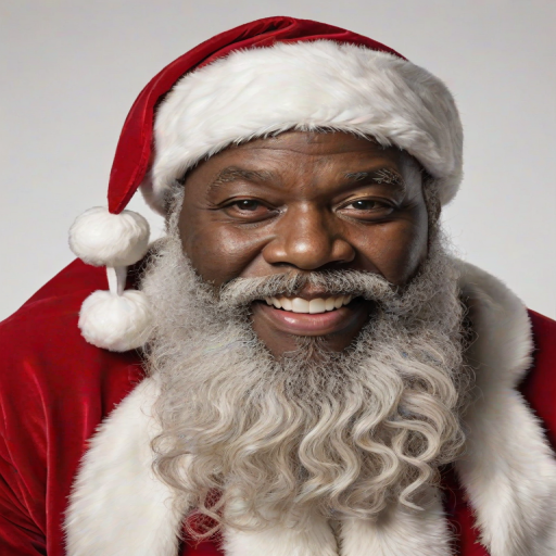 black santa png