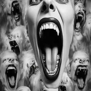 screaming background