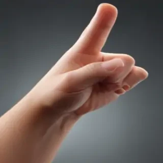 finger pointing png