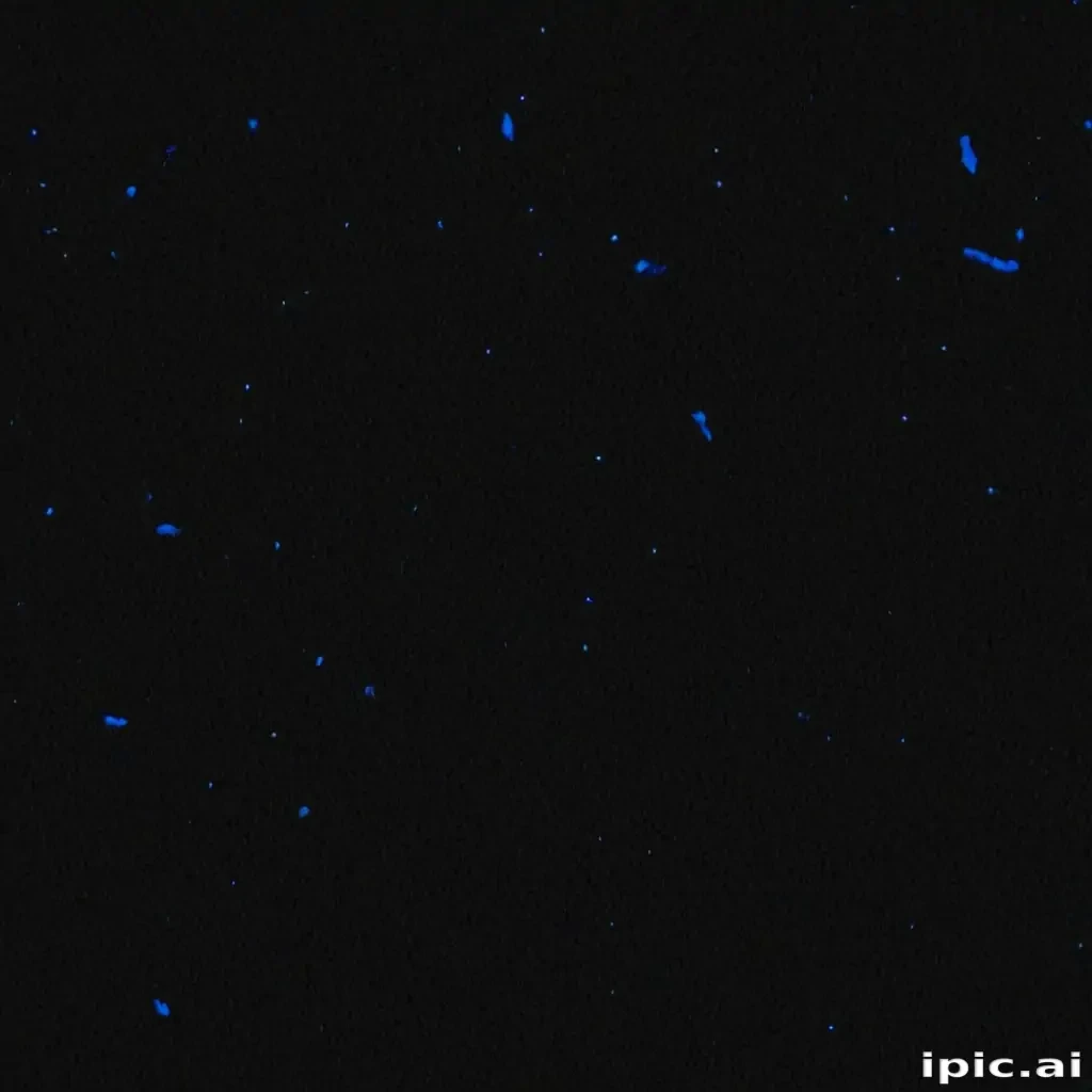 black background with blue