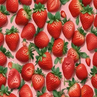 strawberry background aesthetic