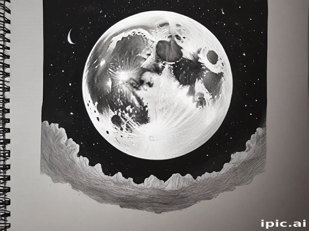 moon pic drawing