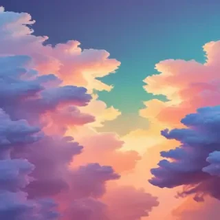 pastel rainbow aesthetic wallpaper