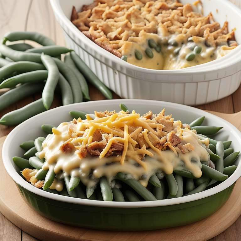 green bean casserole with velveeta