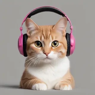 cat headphones png
