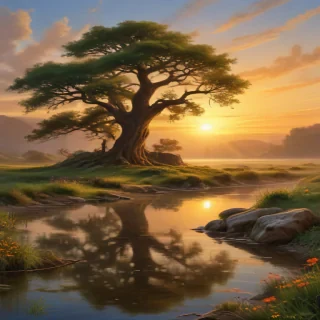 oil painting wallpaper