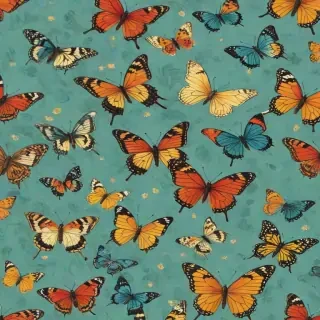 butterfly wall paper