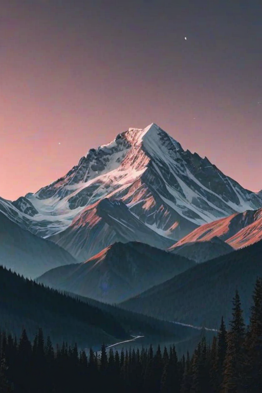 aesthetic mountain wallpaper