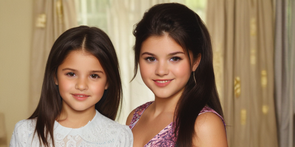 selena gomez childhood