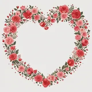 heart border png aesthetic