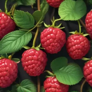 cartoon raspberry