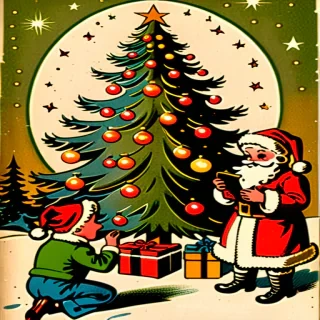 vintage christmas images
