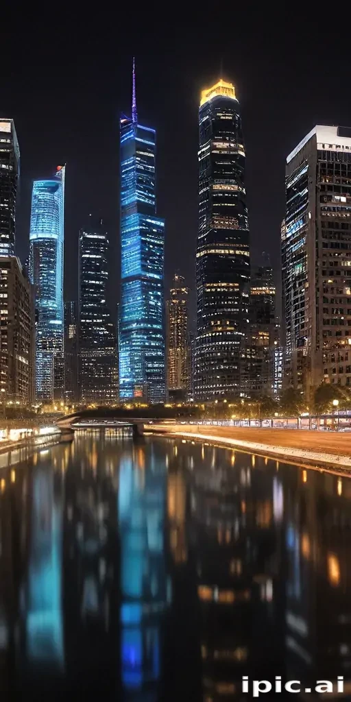 city lights background