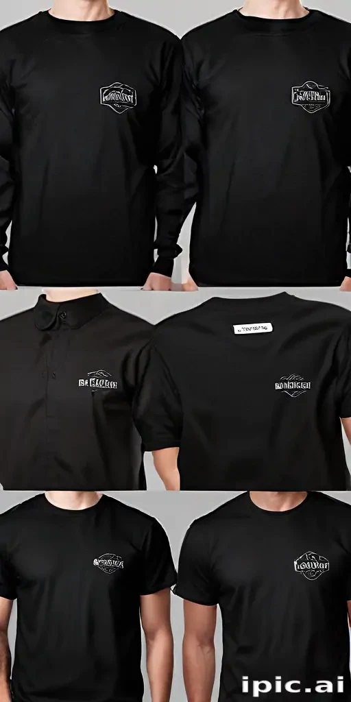 black shirt mockup