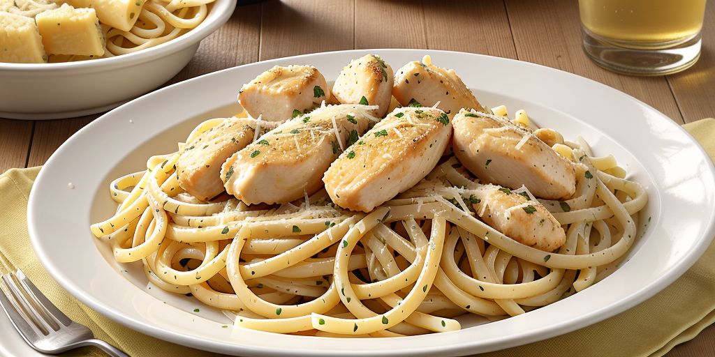 bww parmesan garlic chicken pasta