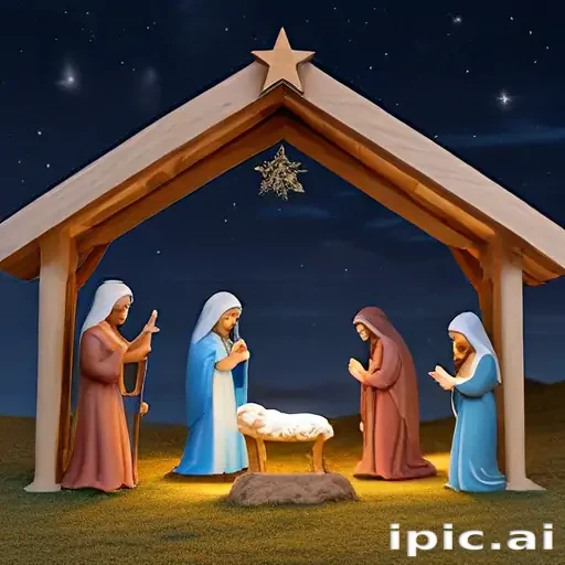 free christmas nativity scene