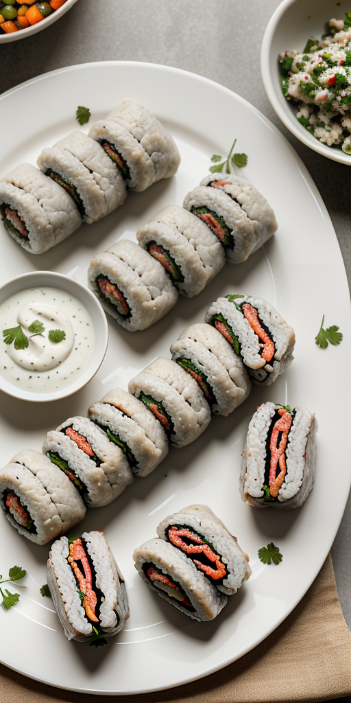 turkey and dressing roll ups