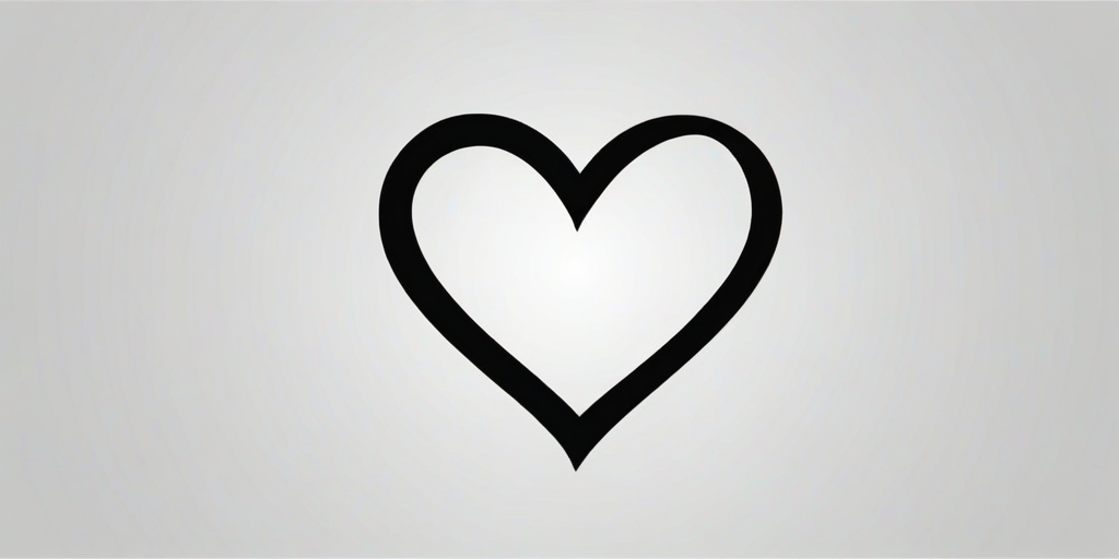 heart outline png