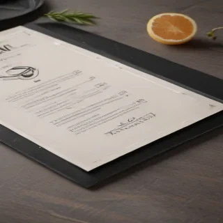 restaurant menu mockup free