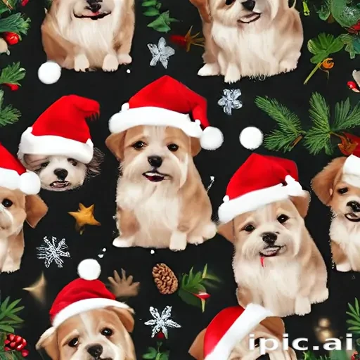 cute christmas dogs