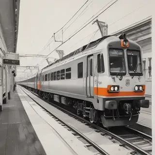 train sketch