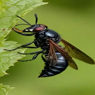 black wasp