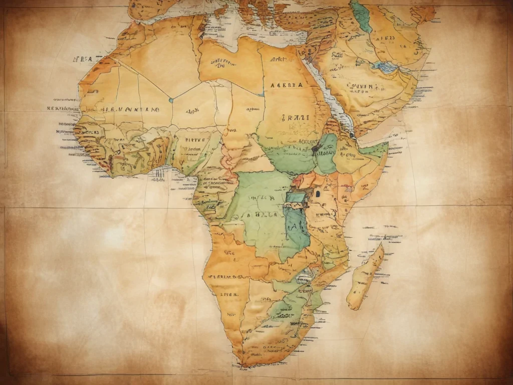 map of africa