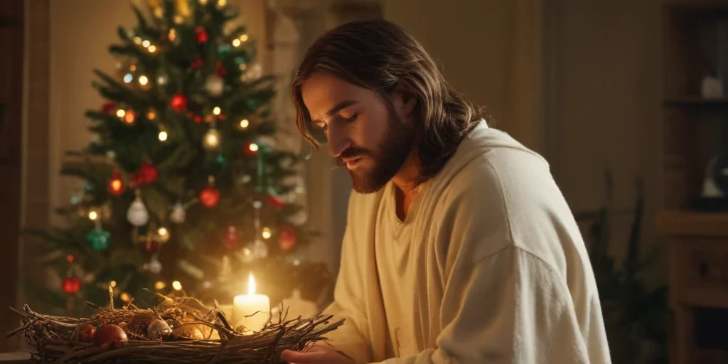 jesus at christmas images