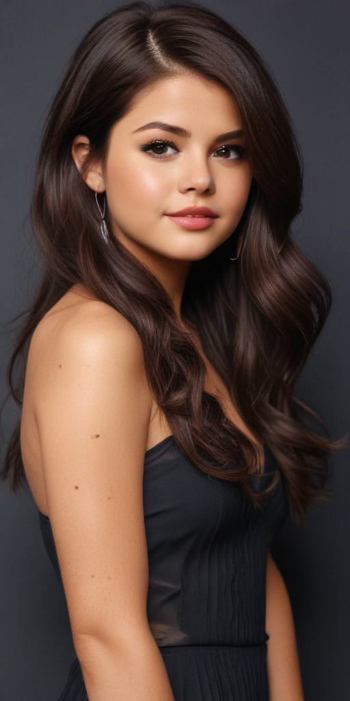selena gomez hair color