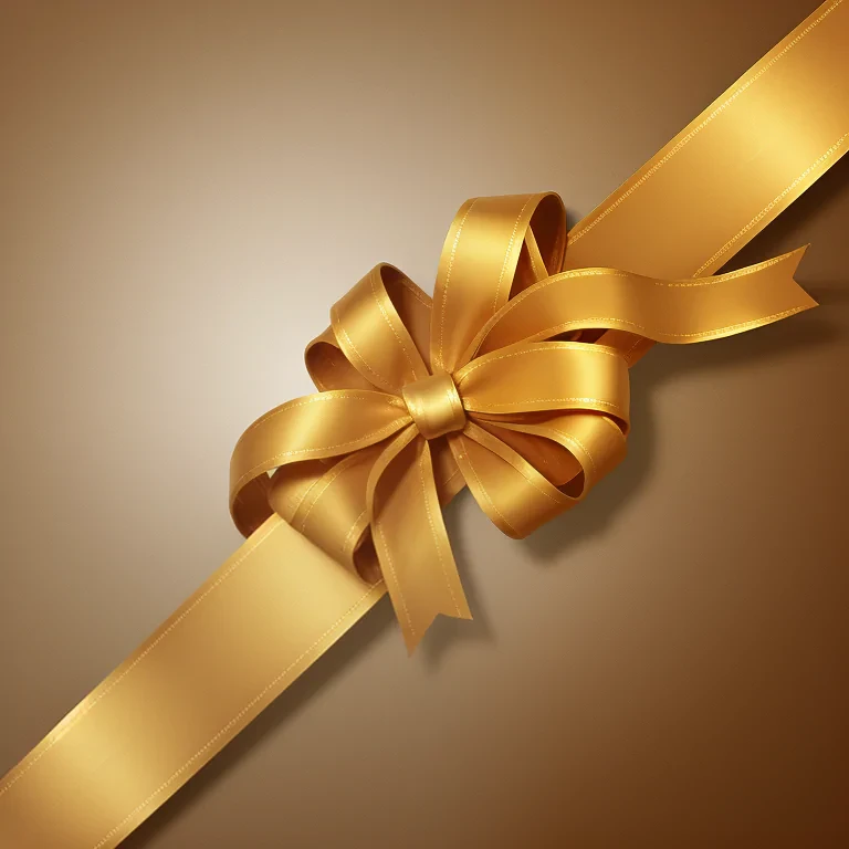 golden ribbon png